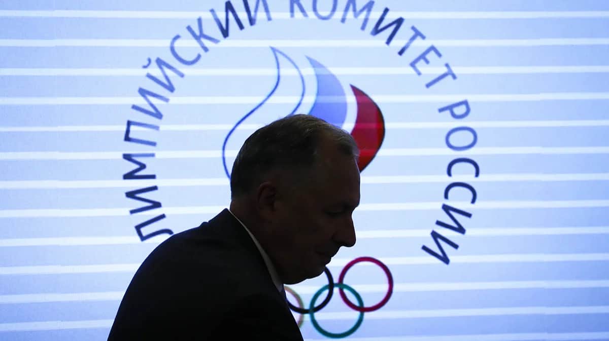 Президент Олимпийского комитета России Станислав Поздняков, 5 октября 2023 года. Фото: Юрий Кочетков / EPA-EFE