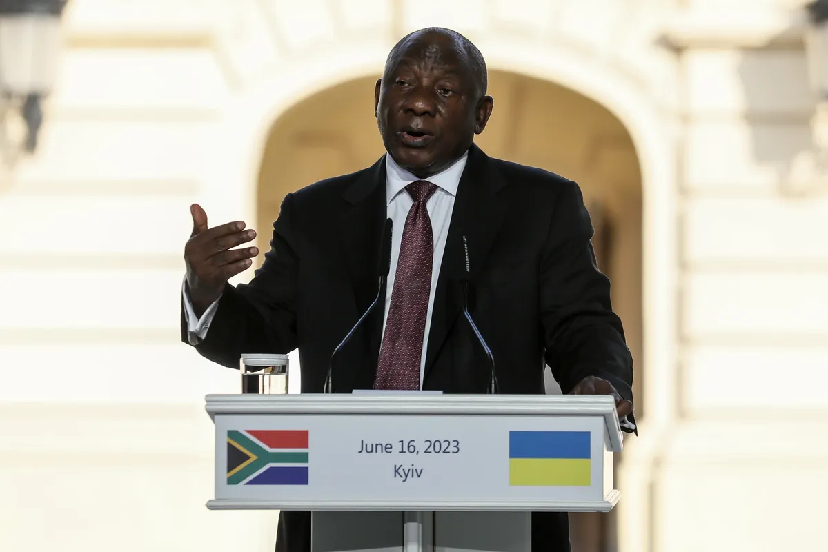 Cyril Ramaphosa. Photo: EPA-EFE/OLEG PETRASYUK