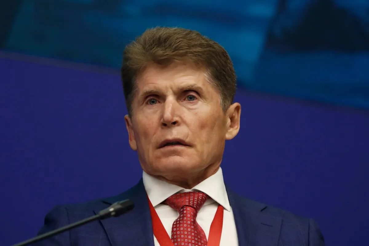 Governor of Primorsky region Oleg Kozhemyako. Photo: Maksim Konstantinov / SOPA Images / LightRocket / Getty Images