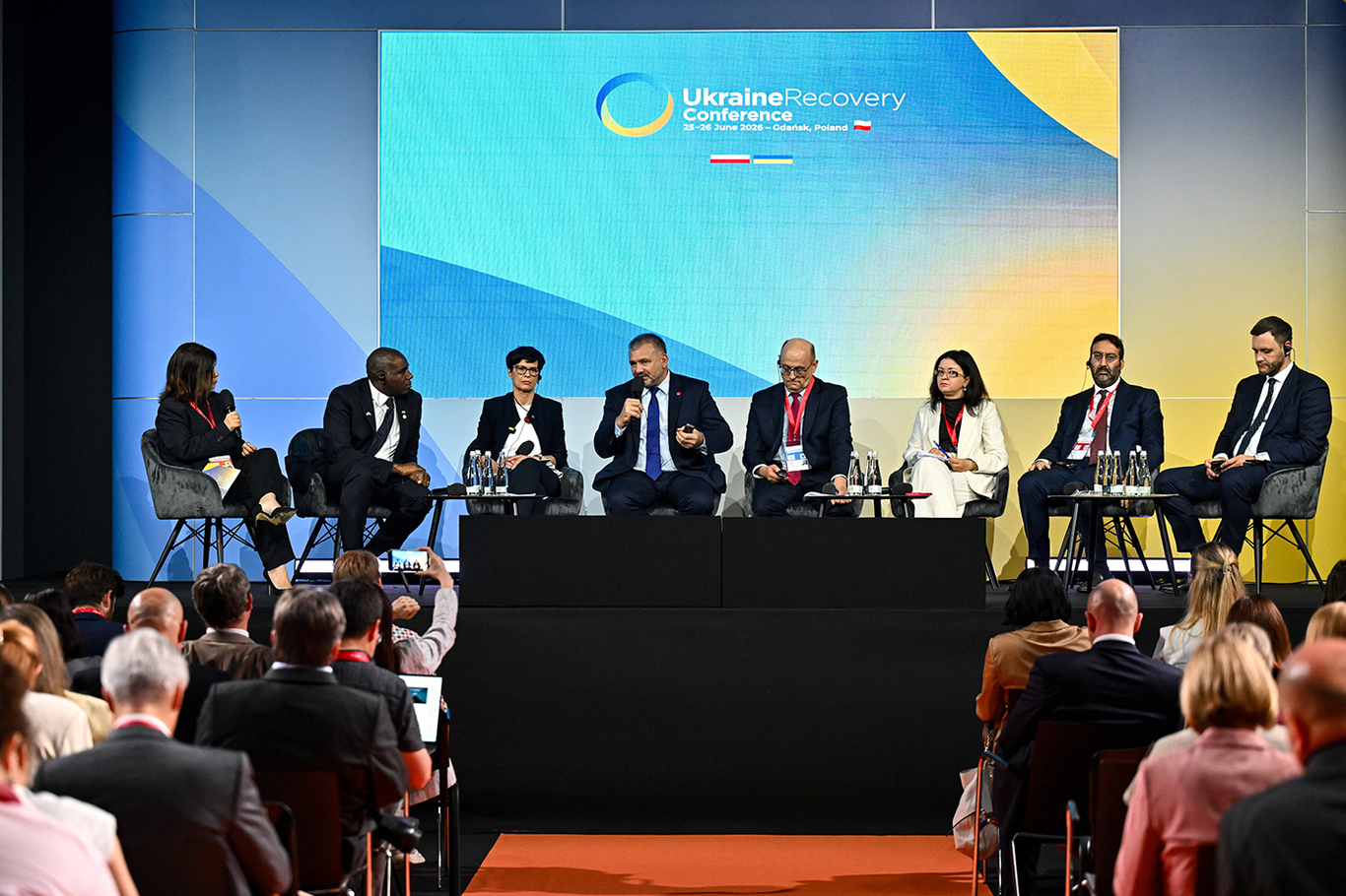 Конференция по восстановлению Украины в 2026 году в Европейском центре солидарности в Гданьске, Польша, 25 июня 2026 года. Фото: Marcin Gadomski / EPA