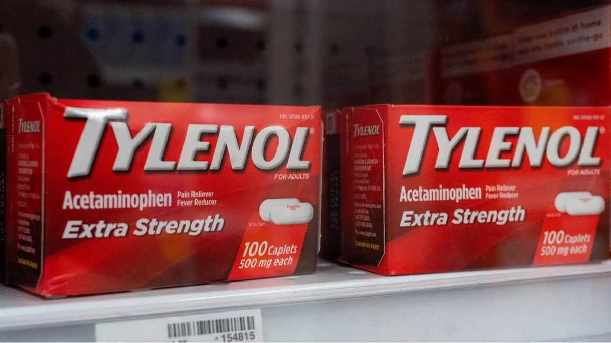 Упаковки Tylenol на полке аптеки в Нью-Йорке, США, 5 сентября 2025 года. Фото: Kylie Cooper / Reuters / Scanpix / LETA