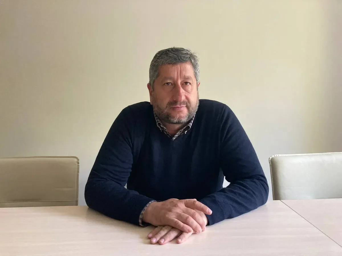 Hristo Ivanov. Photo: Ilya Azar, exclusively for Novaya Gazeta Europe