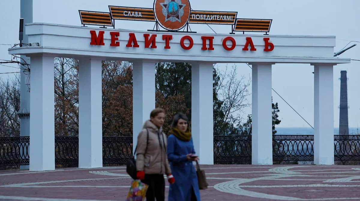Мелитополь во время российской оккупации, 25 ноября 2022 года. Фото: Александр Ермоченко / Reuters / Scanpix / LETA