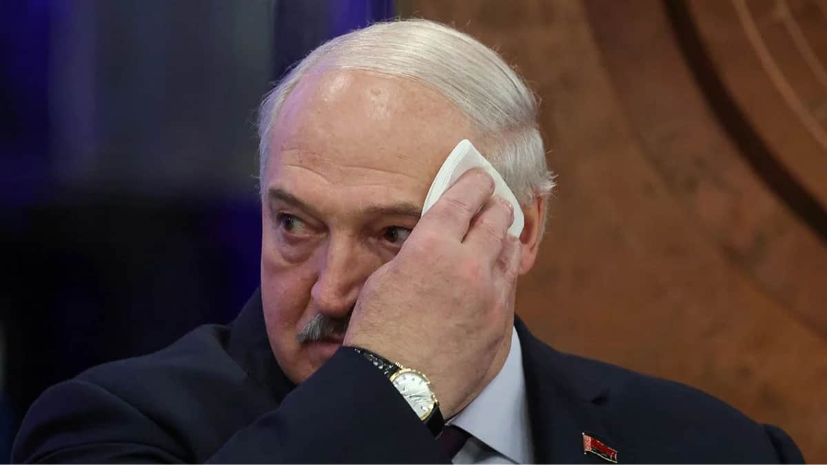 Александр Лукашенко на международном форуме «Всемирная атомная неделя», Москва, Россия, 25 сентября 2025 года. Фото: Евгения Новоженина / EPA