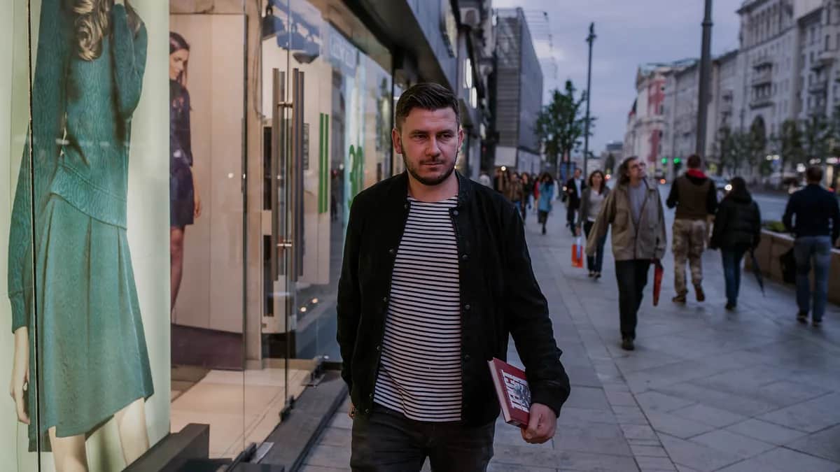Дмитрий Глуховский, 2018 год. Фото: «Новая газета Европа»