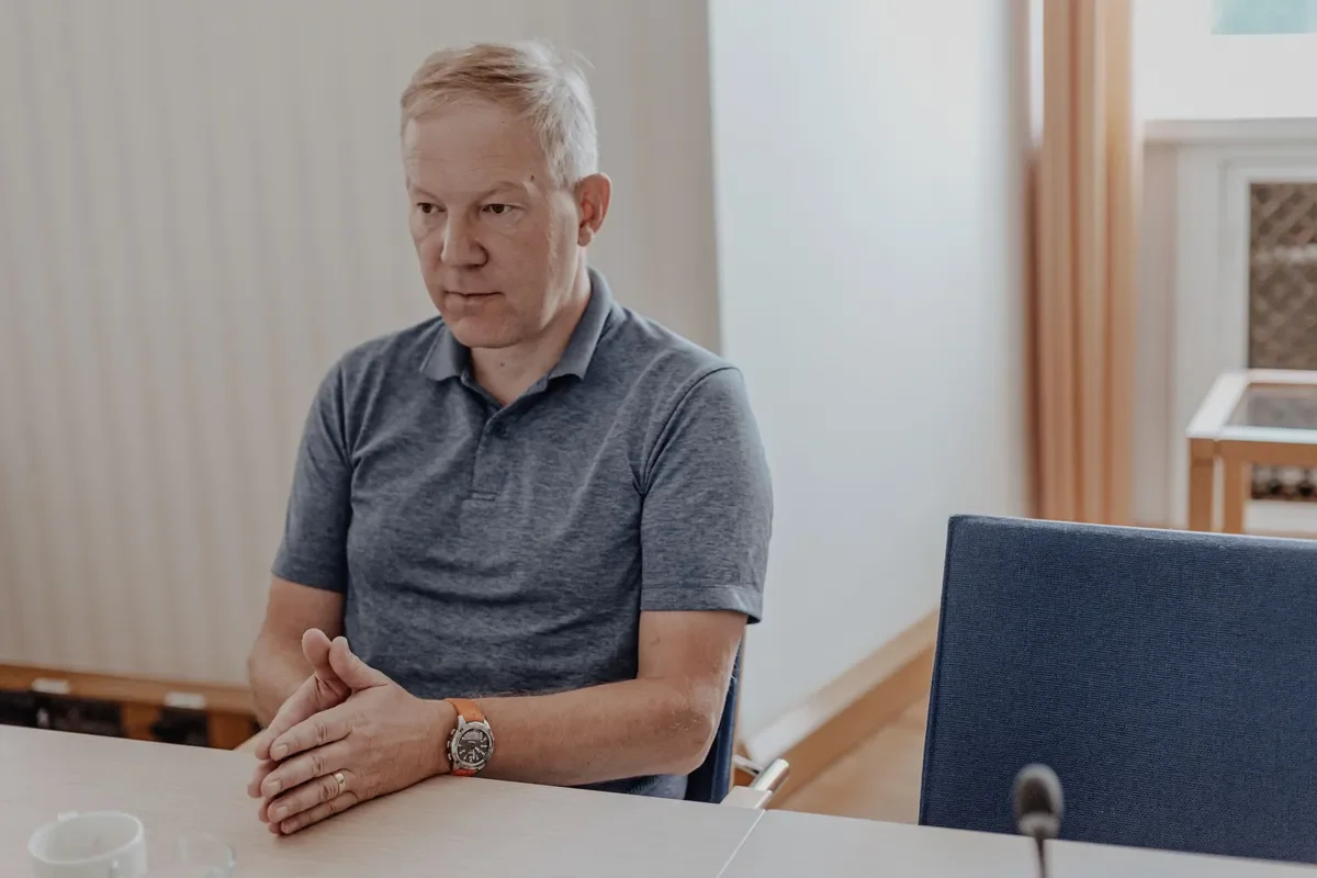 Marko Mihkelson, head of the Foreign Affairs Committee of the Estonian parliament. Photo by Vladislava Snurnikova, exclusively for Novaya Gazeta. Europe