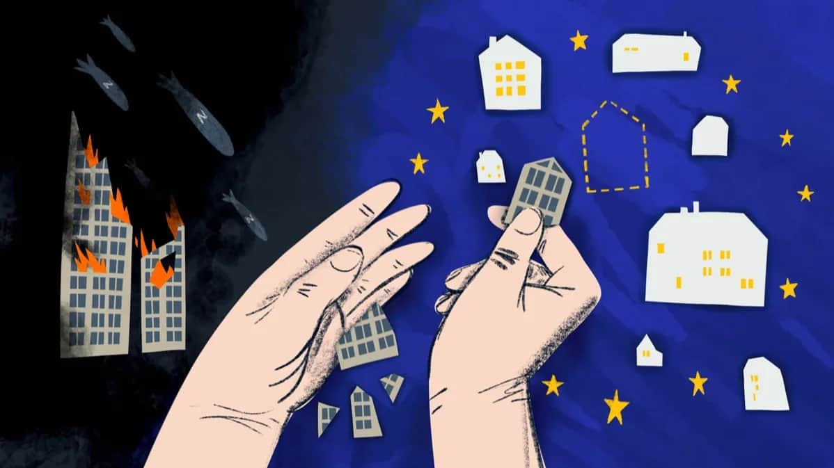 Illustration: Nastya Pokotinska / Novaya Gazeta Europe