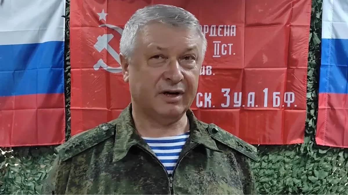 Генерал-лейтенант Владимир Алексеев, 23 июня 2023 года. Скриншот из видео Минобороны. Источник: AFP / Scanpix / LETA