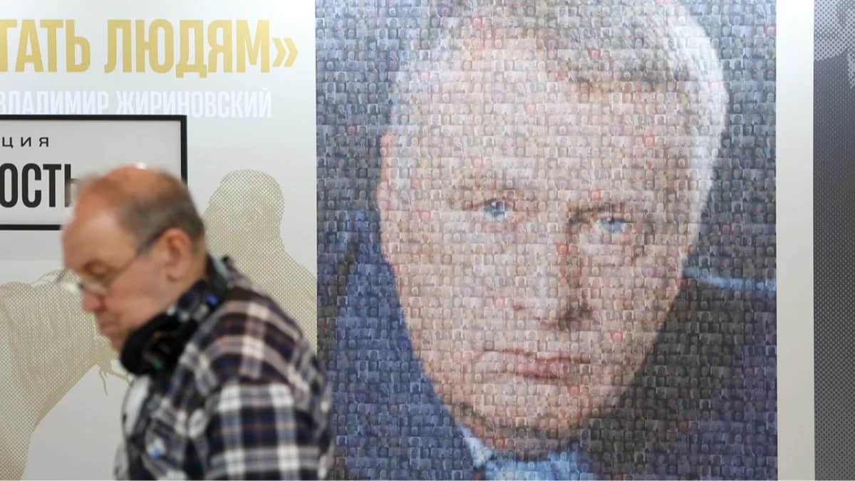Выставка «Жириновский. Продолжение. ЛДПР» в Центральном выставочном зале «Манеж», Москва, 10 апреля 2026 года. Фотограф: Ярослав Чингаев / АГН «Москва»