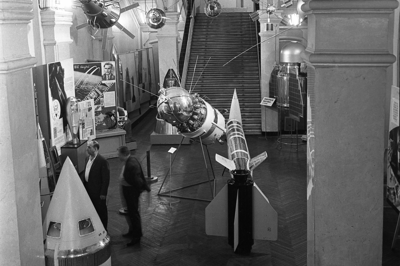 Зал космической техники в Политехническом музее, 22 июня 1966 года. Фото: Спутник / Profimedia
