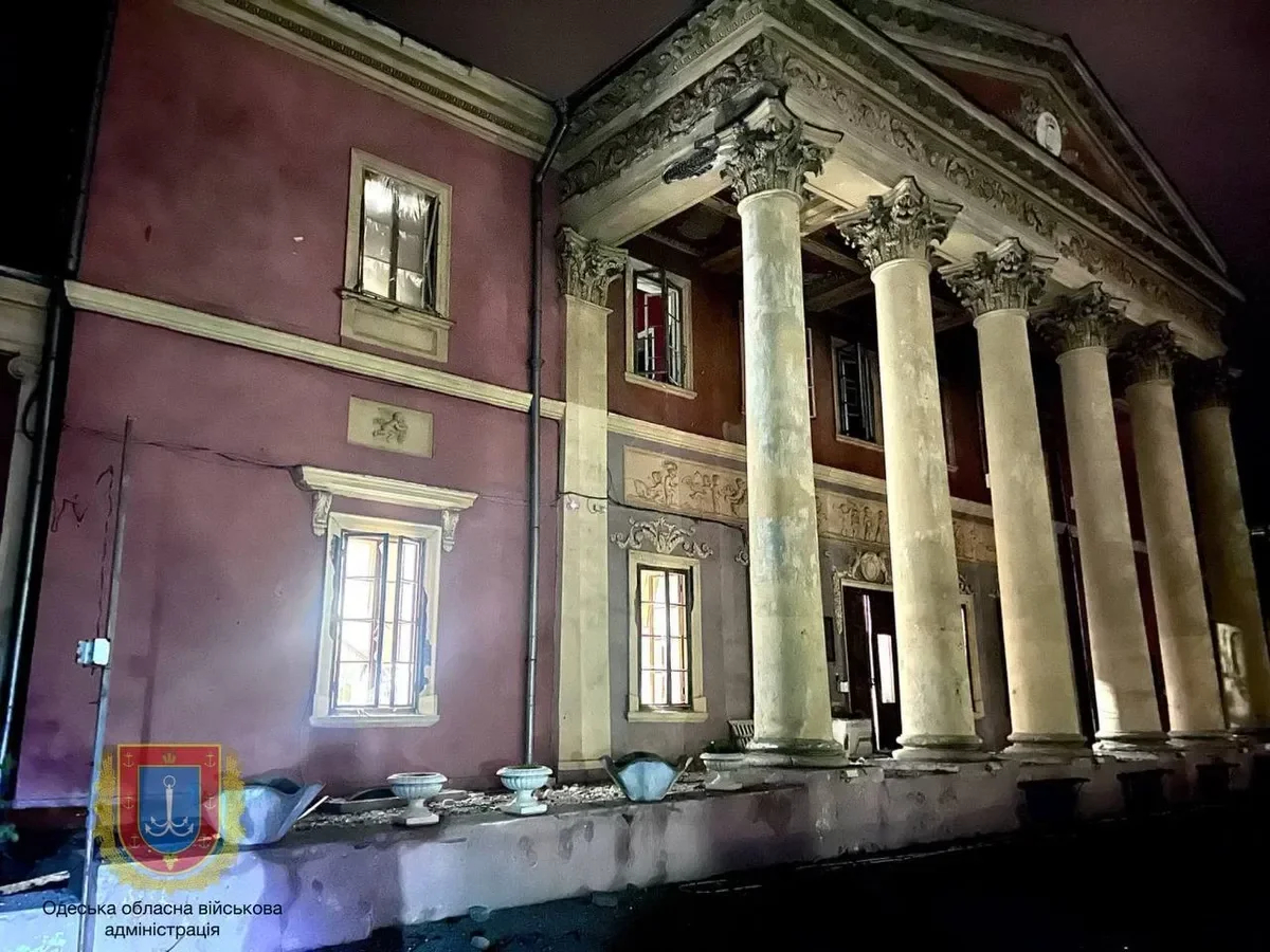 Consequences of shelling in Odesa. Photo: Odesa Region Administration