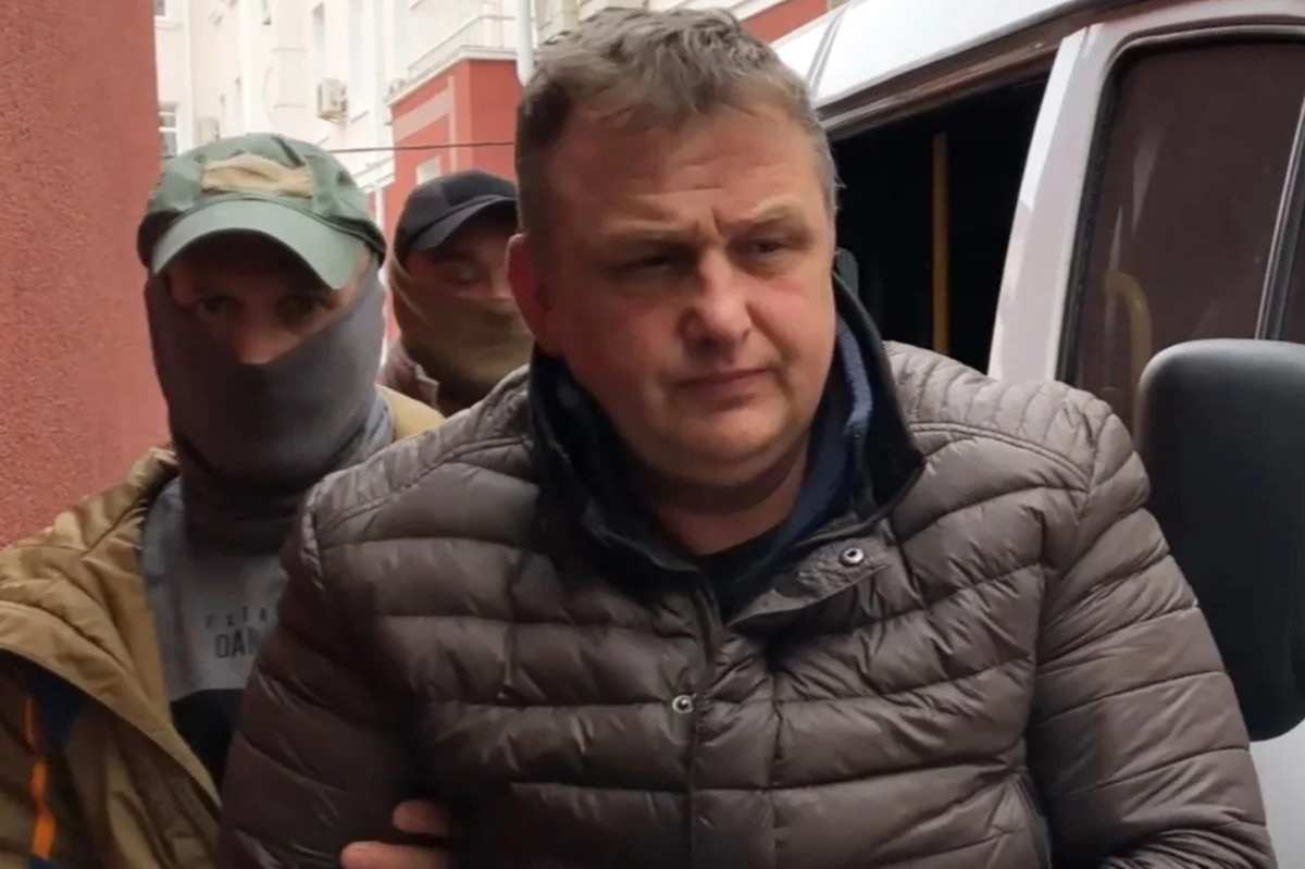 Владислав Есипенко после задержания российскими силовиками в марте 2021 году. Фото: скриншот из видео ФСБ России
