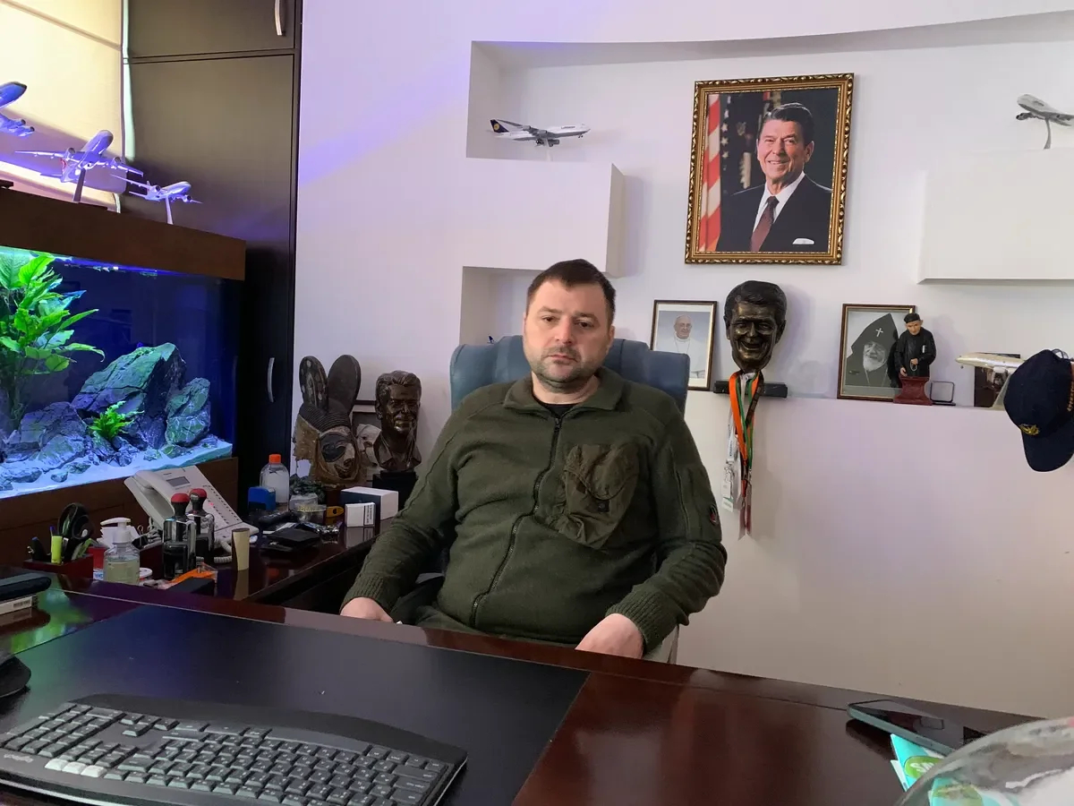 “There was no overshoot here. It is a deliberate act of intimidation of Dnipro residents,” Mykhailo Lysenko, Dnipro Deputy Mayor, is certain. Photo: Olga Musafirova, exclusively for Novaya Gazeta Europe