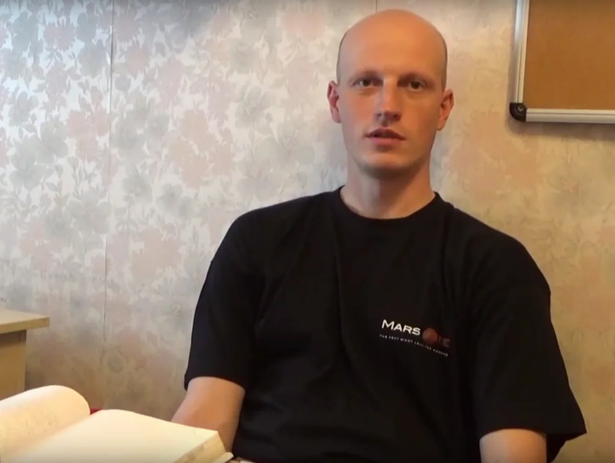 Активист анархического движения Игорь Олиневич. Фото: Правозащитный центр «Вясна»