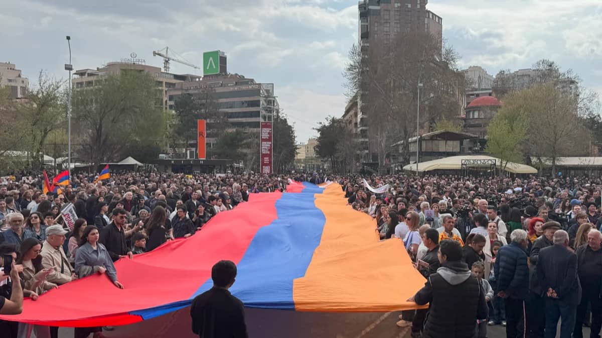Митинг в Ереване, 29 марта 2025 года. Фото: Варужан Саргсян / специально для «Новой-Европа»