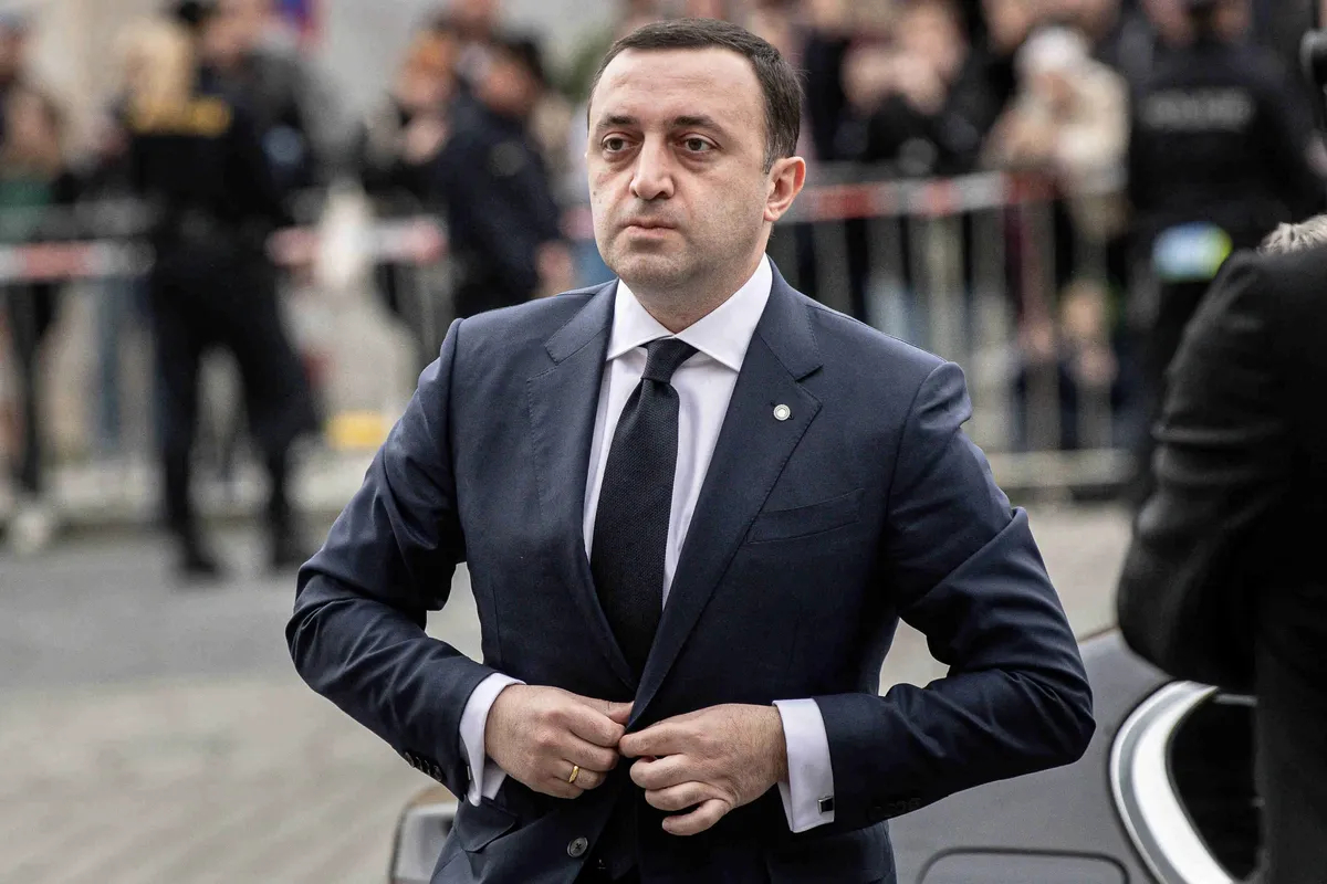 Премьер-министр Грузии Ираклий Гарибашвили. Фото: Lukas Kabon / Anadolu Agency / Getty Images