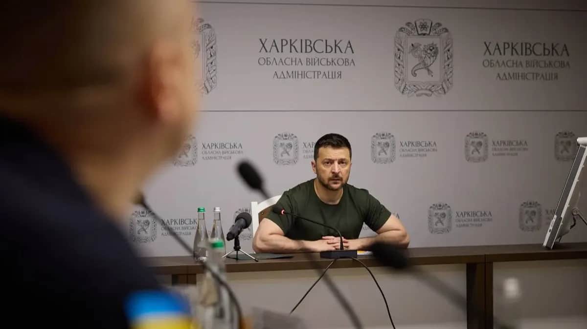 Volodymyr Zelensky in Kharkiv, 24 May 2024. Photo: Telegram Zelenskiy / Official