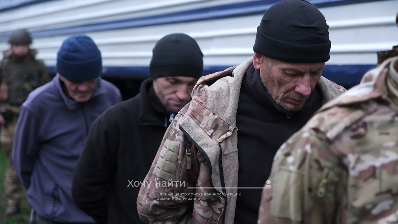Военнопленные россияне, попавшие под обмен. Фото: «Наш выход»