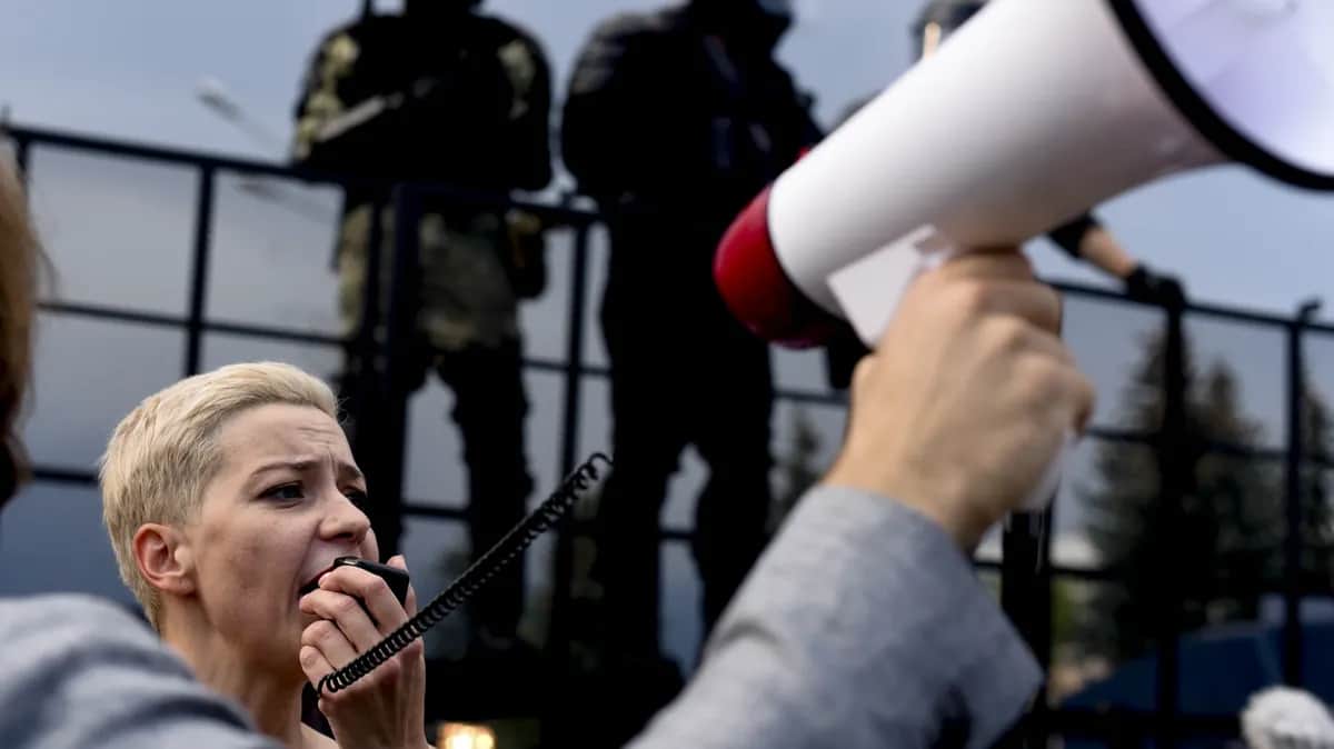 Мария Колесникова. Фото: Marina Serebryakova/Anadolu Agency via Getty Images