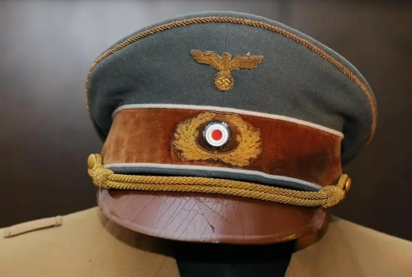 Фуражка, хранящаяся в музее при храме Минобороны РФ