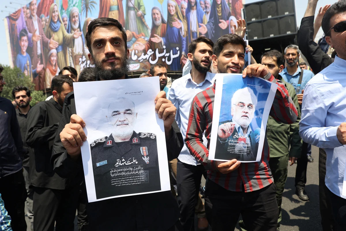 Антиизраильский митинг после ударов по Ирану, Тегеран, 13 июня 2025 года. Фото: Majid Asgaripour / West Asia News Agency / Reuters / Scanpix / LETA