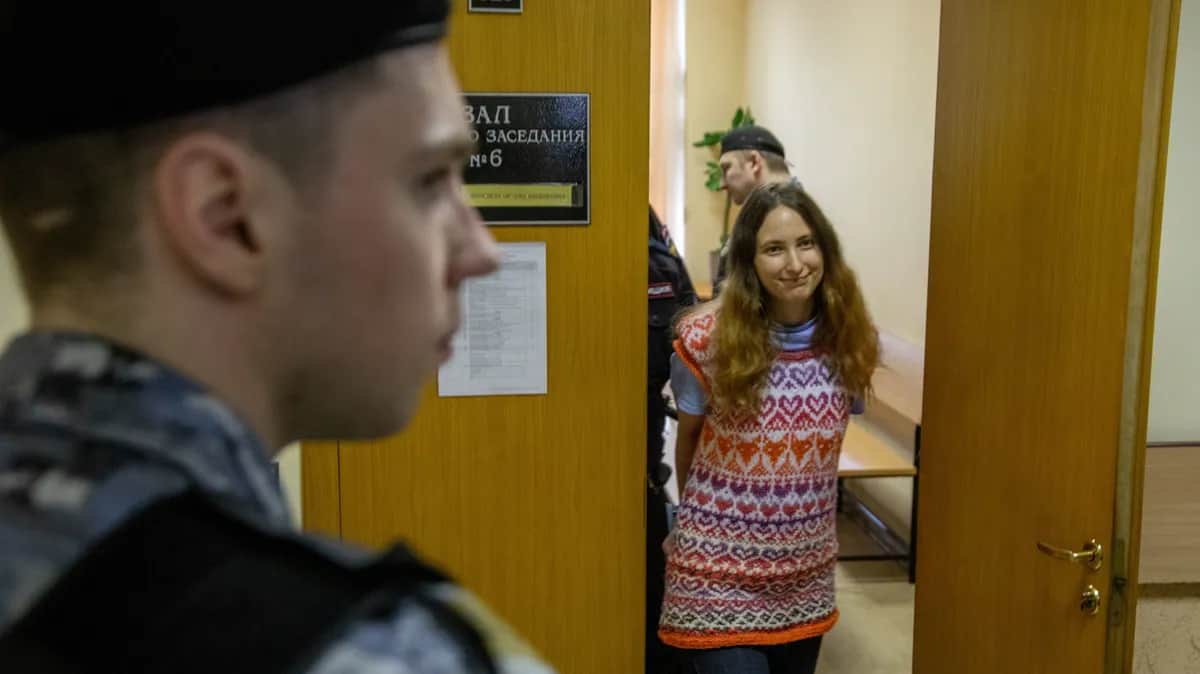 Sasha Skochilenko. Photo: Dmitry Tsyganov for Novaya Gazeta Europe&nbsp;