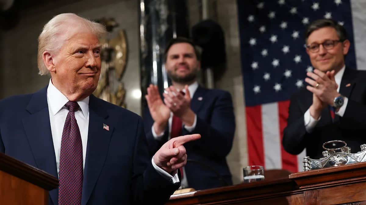 Президент США Дональд Трамп на сессии Конгресса США в Капитолии, Вашингтон, округ Колумбия, США, 4 марта 2025 года. Фото: Win McNamee / EPA-EFE