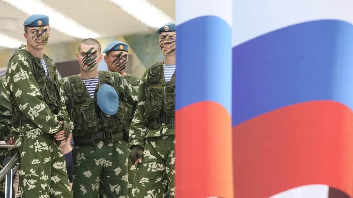 Молодежно-патриотическая акция «Москвичи на службе России», посвященная весеннему призыву в армию. Фото: Андрей Никеричев / Агентство «Москва»