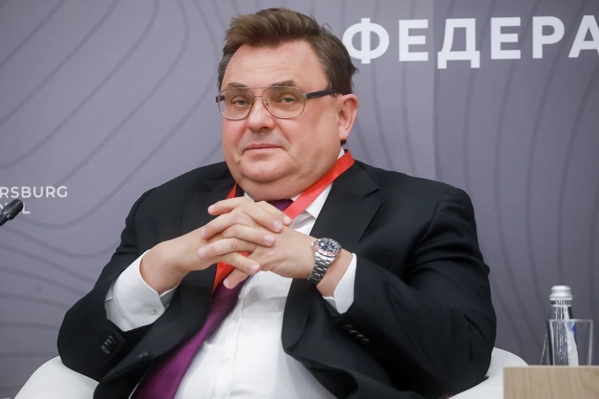 Константин Чуйченко на сессии «Иностранное вмешательство: уроки истории», 20 мая 2025 года. Фото: Сергей Коньков / Росконгресс