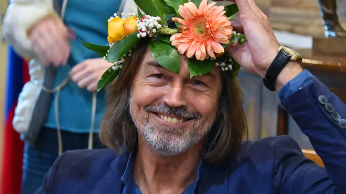 Художник Никас Сафронов, 2015 год. Фото: Анатолий Жданов / Коммерсантъ / Sipa USA / Vida Press