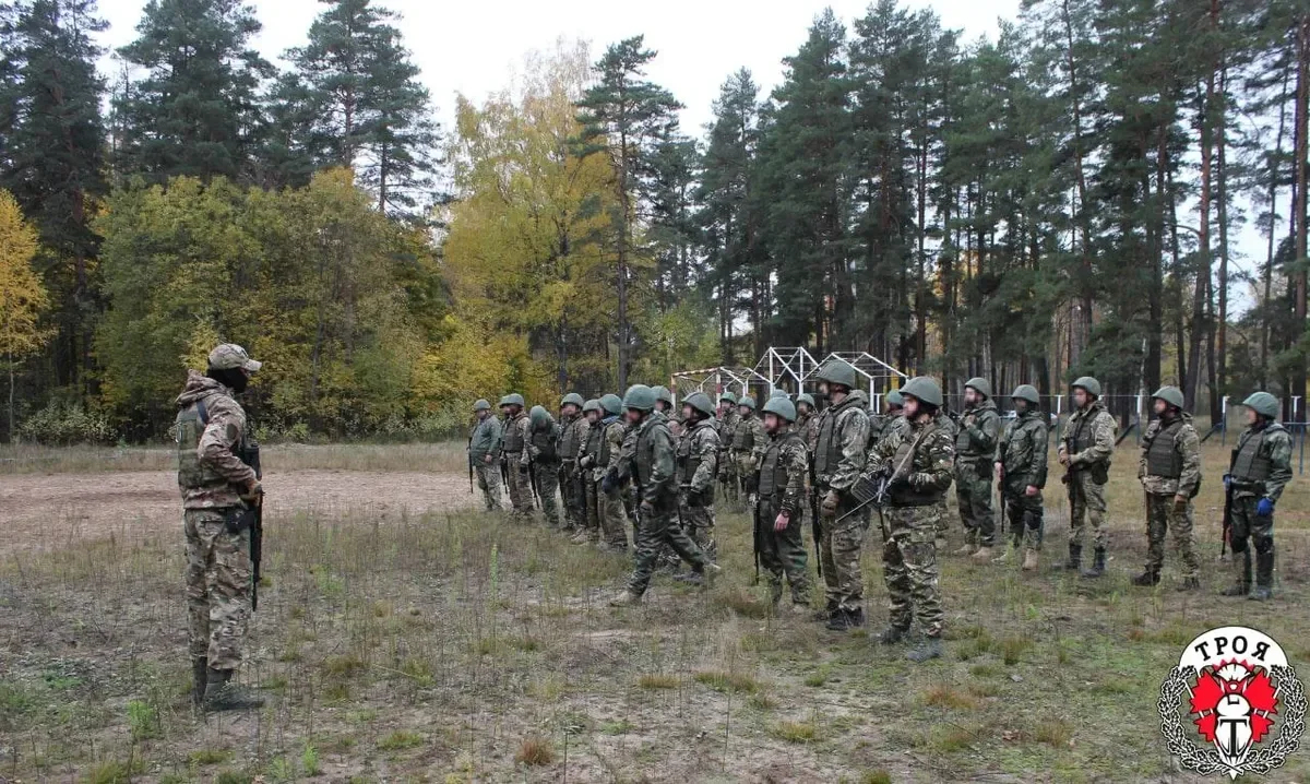 Fighters’ training. Photo: Telegram