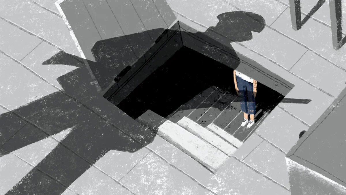 Illustration by Nastya Pokotinska / Novaya Gazeta Europe