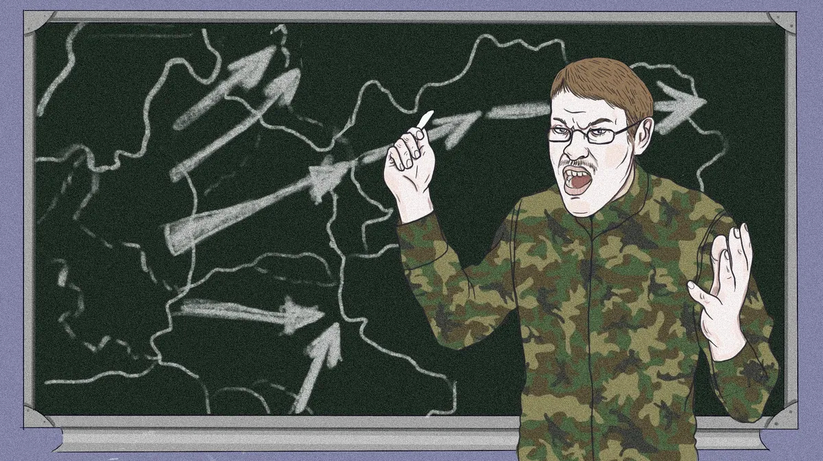А голову ты на фронте не забыл?