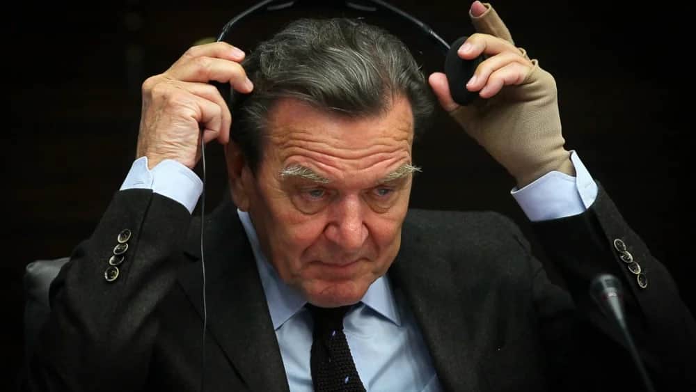 Gerhard Schröder. Photo: EPA/JULIEN WARNAND