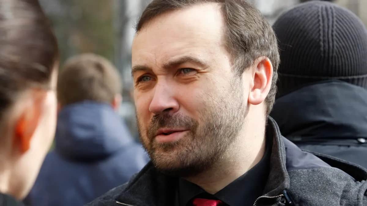 Депутат Госдумы, с 2014 года проживающий в эмиграции в Киеве Илья Пономарев. Фото: STR / NurPhoto / Getty Images
