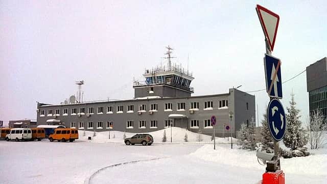 Здание салехардского аэропорта. Фото: Wikimedia Commons