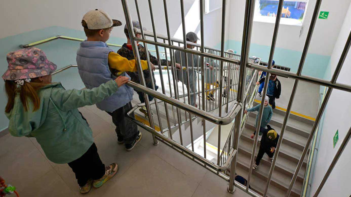 Kindergarten children in Moscow. Photo: Sergey Kiselyov / Agentstvo Moskva