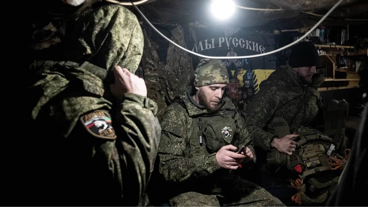 Российские военнослужащие на Сумском направлении, 10 февраля 2026 года. Фото: Сергей Бобылев / Sputnik / Scanpix / LETA