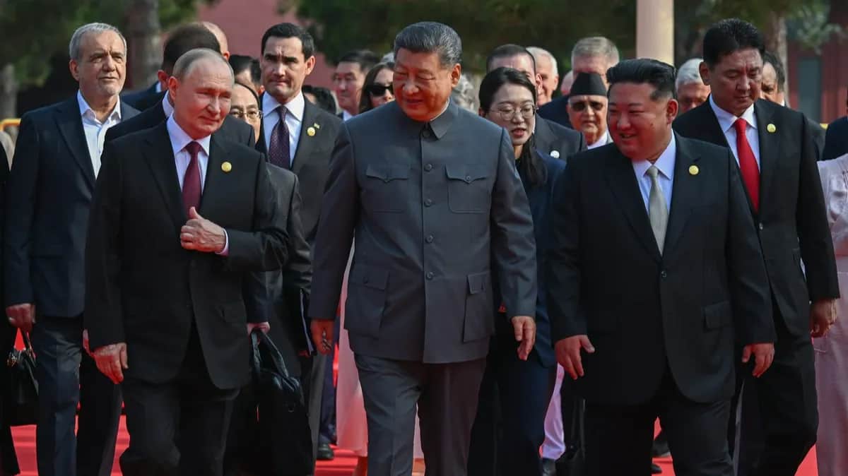 Владимир Путин, Си Цзиньпин и Ким Чен Ын. Фото: пресс-служба Кремля