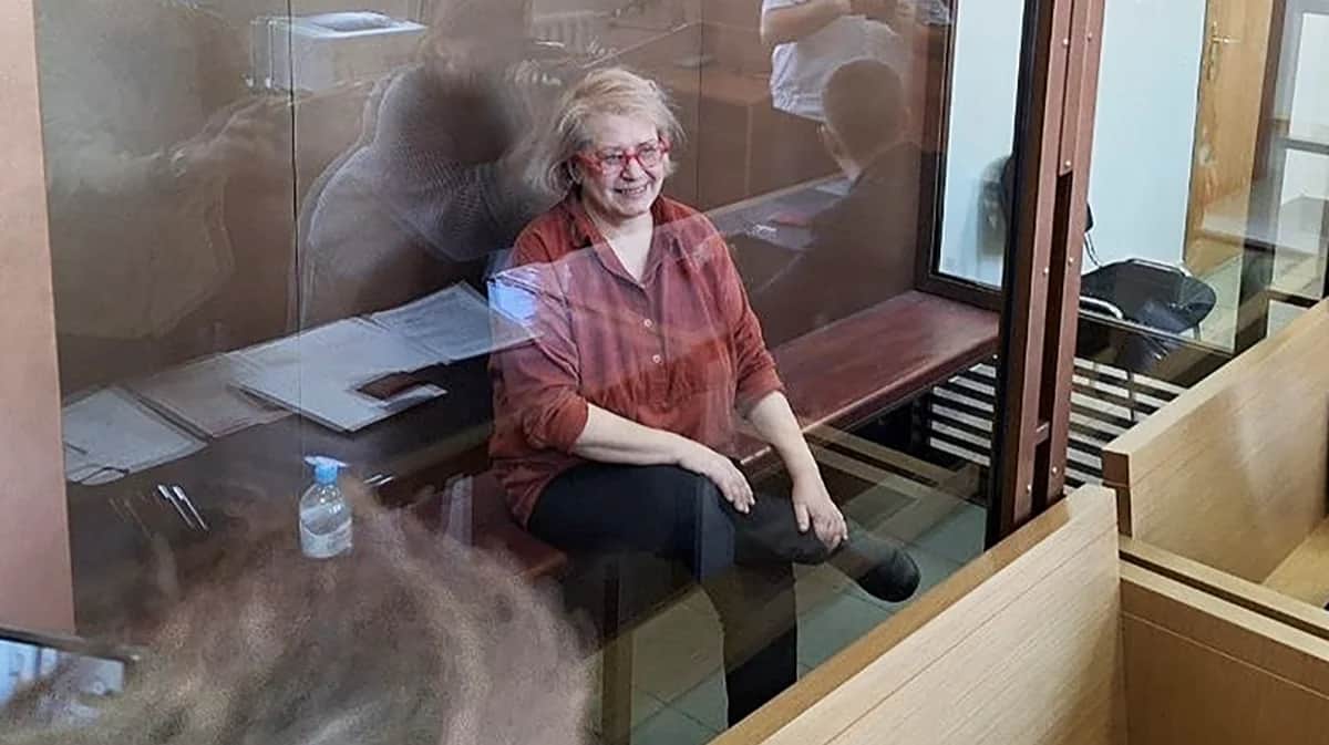 Екатерина Барабаш во время судебного заседания. Фото: соцсети