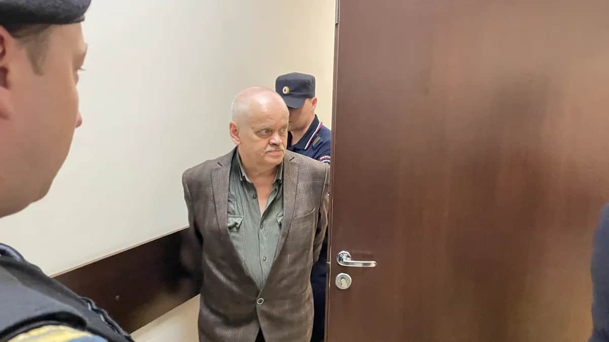 Евгений Бестужев в Калининском районном суде Петербурга. Фото: Игорь Селиванов