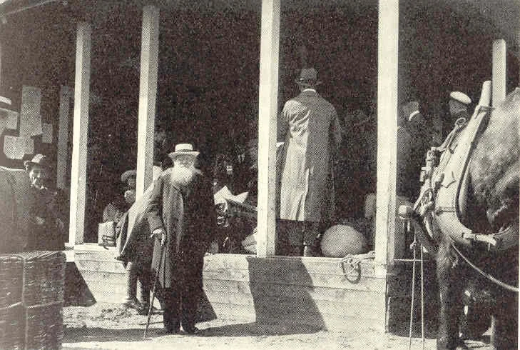 Кропоткин проездом в Хапаранде, Швеция, 1917 год. Фото: Wikimedia Commons
