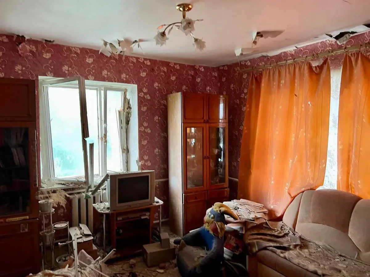 A house in Zhuravlyovka. Photo taken from social media