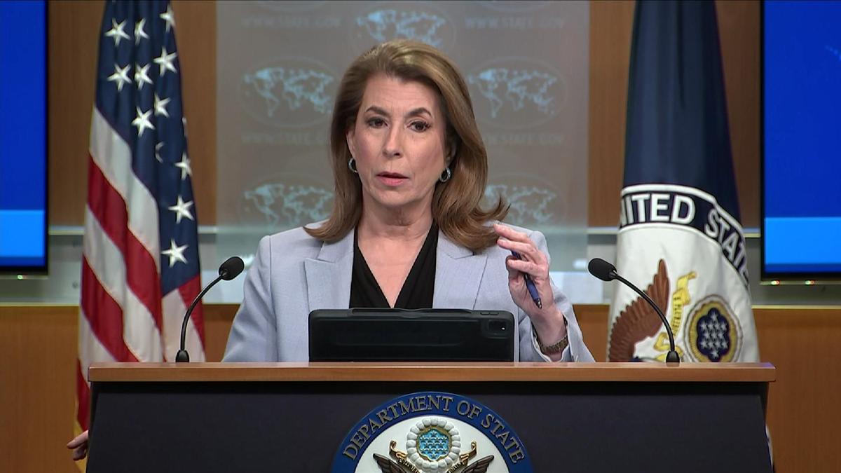 Представительница Госдепартамента Тэмми Брюс. Фото: U.S. Department of State / YouTube