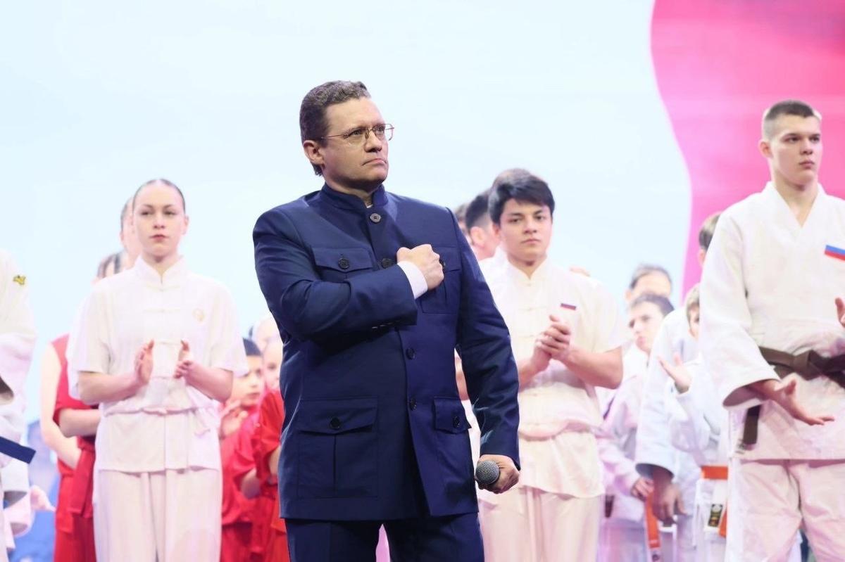 Filimonov takes part in the international Wushu Tournament in Vologda, 19 Feb 2025. Photo: filimonov_official / Telegram