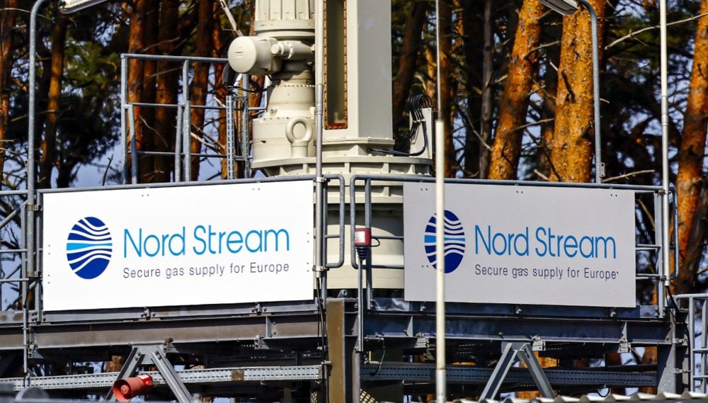 Pipes at the landfall facilities of the Nord Stream 1 gas pipeline in Lubmin, Germany, 7 September 2022. Photo: EPA/HANNIBAL HANSCHKE