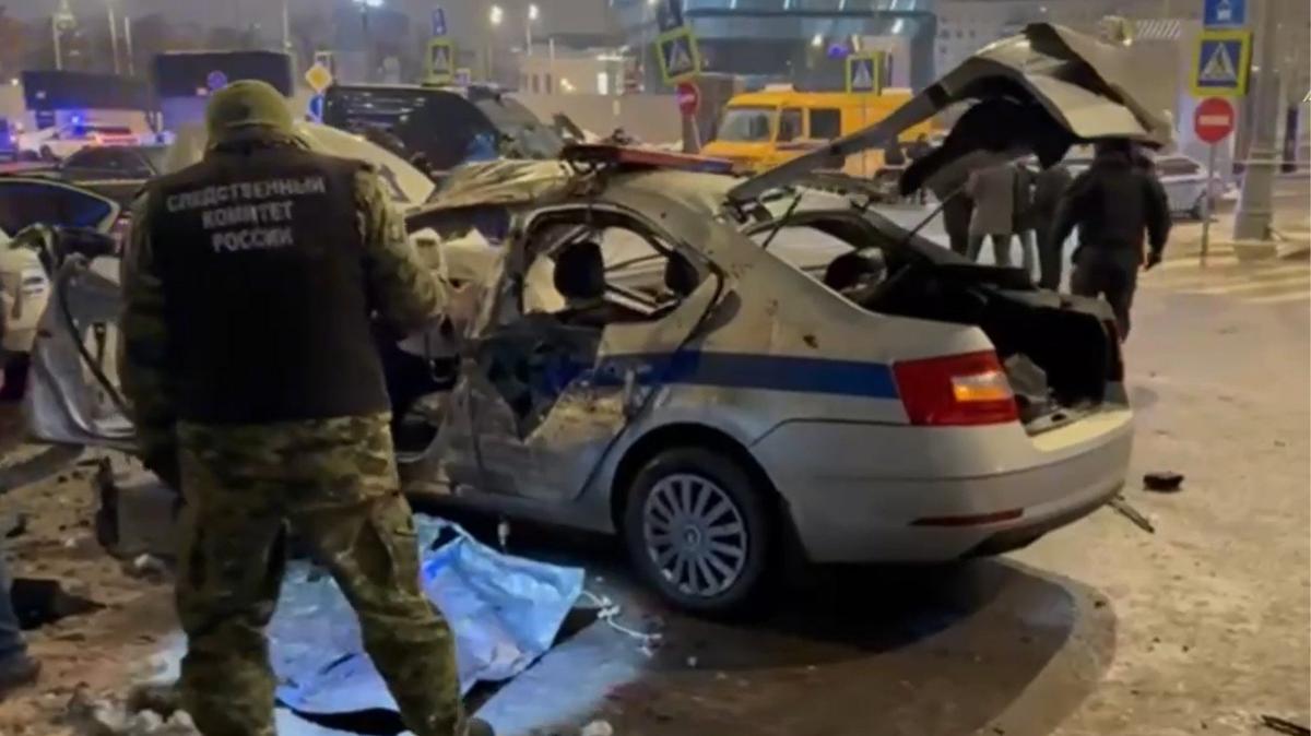 Мужчина совершил самоподрыв у машины ДПС на Савеловском вокзале в Москве