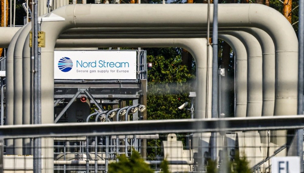 Pipes at the landfall facilities of the Nord Stream 1 gas pipeline in Lubmin, Germany, 7 September 2022. Photo: EPA/HANNIBAL HANSCHKE