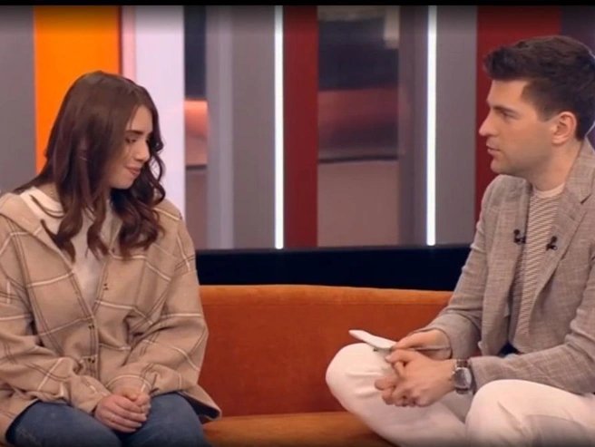 Анна Сухова на шоу «Пусть говорят», скриншот: Rutube